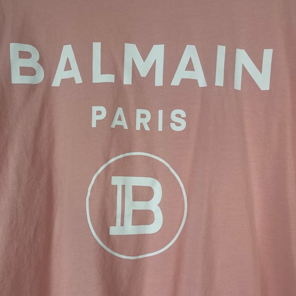 Authentic Balmain men unisex  oaj pink shirt - Picture 7 of 7